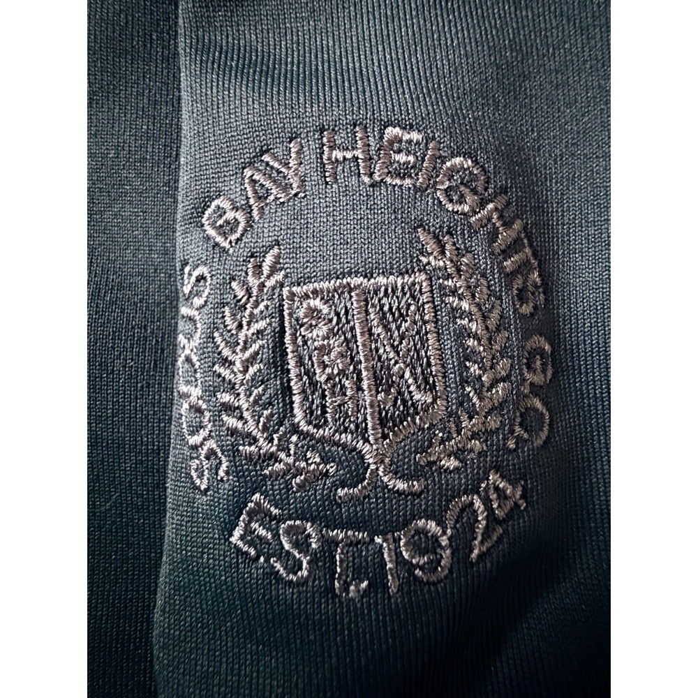 FootJoy Long Sleeve 1/4 Quarter Zip Pullover Black Embroidered Logo Large JBHS - Picture 8 of 11